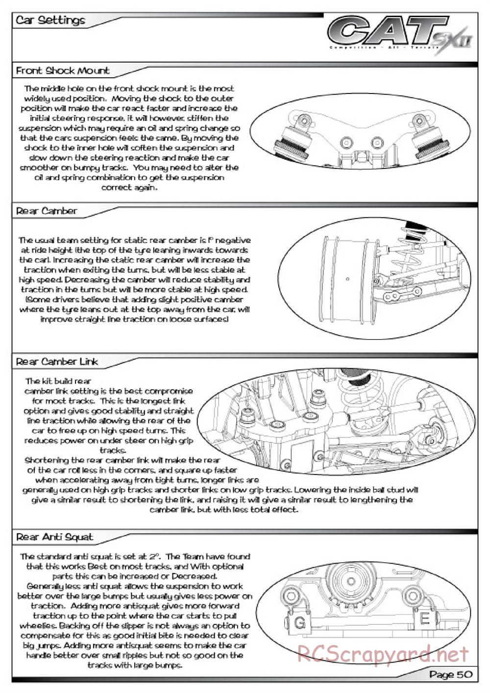 Schumacher - Cat SX2 - Manual - Page 51
