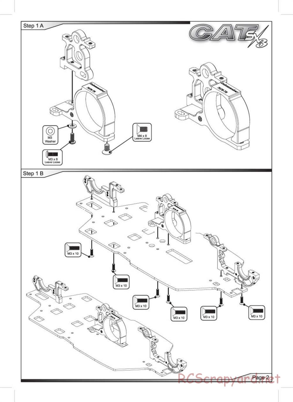 Schumacher - Cat SX3 - Manual - Page 3