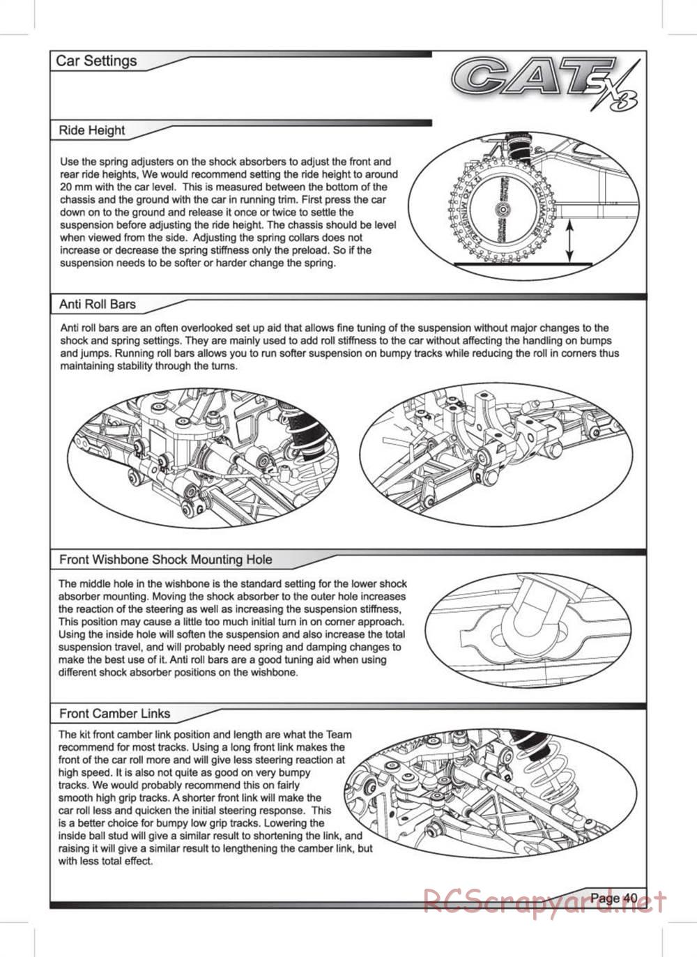 Schumacher - Cat SX3 - Manual - Page 41