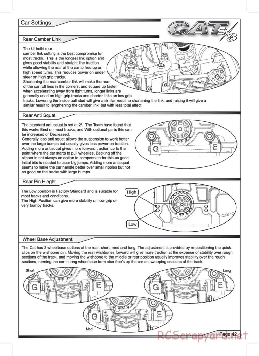 Schumacher - Cat SX3 - Manual - Page 43