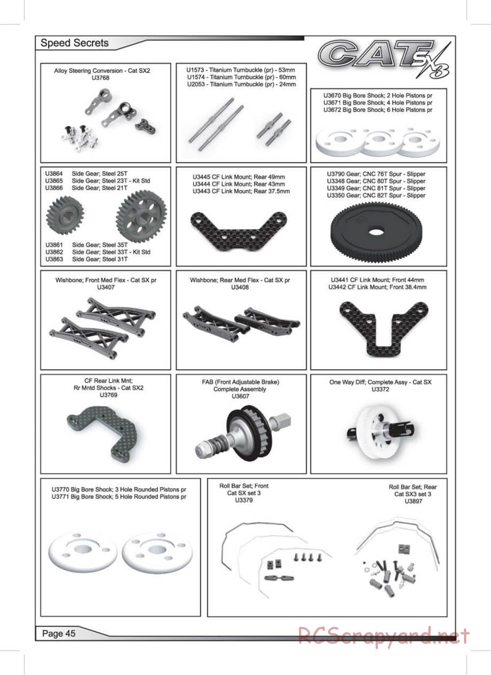 Schumacher - Cat SX3 - Manual - Page 46
