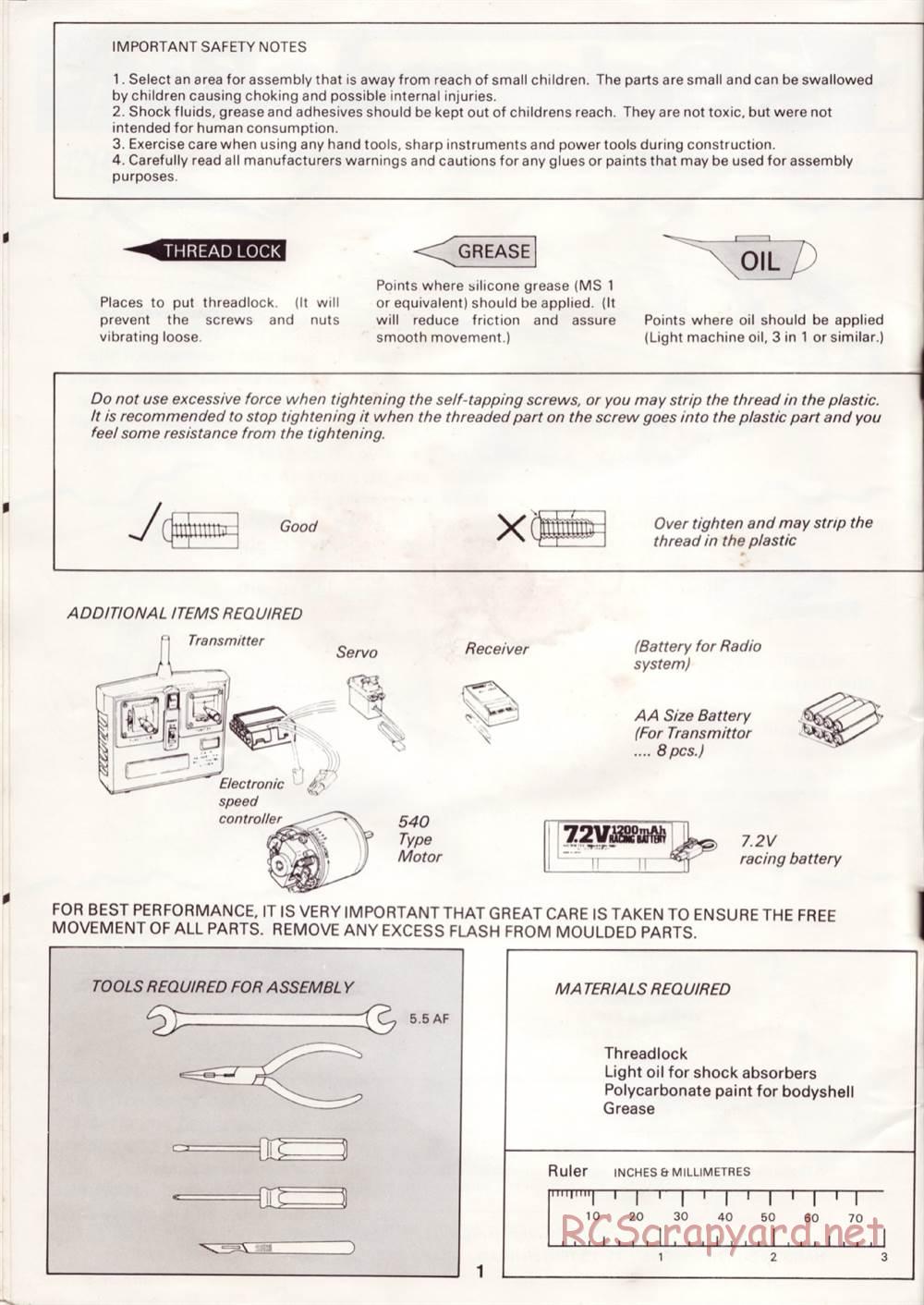 Schumacher - Cougar 2 - Manual - Page 4