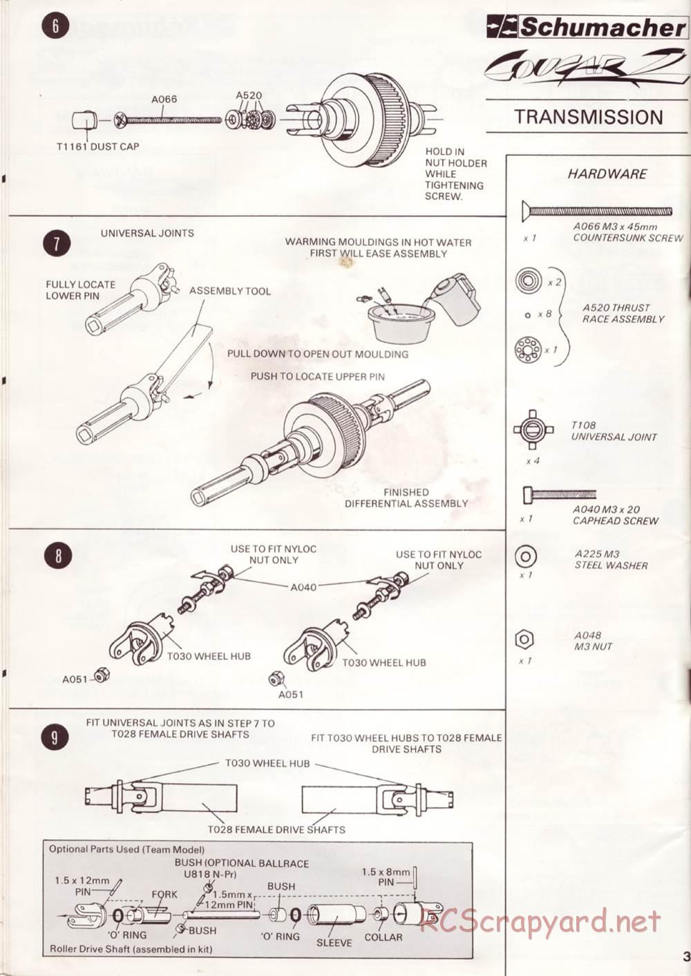 Schumacher - Cougar 2 - Manual - Page 6