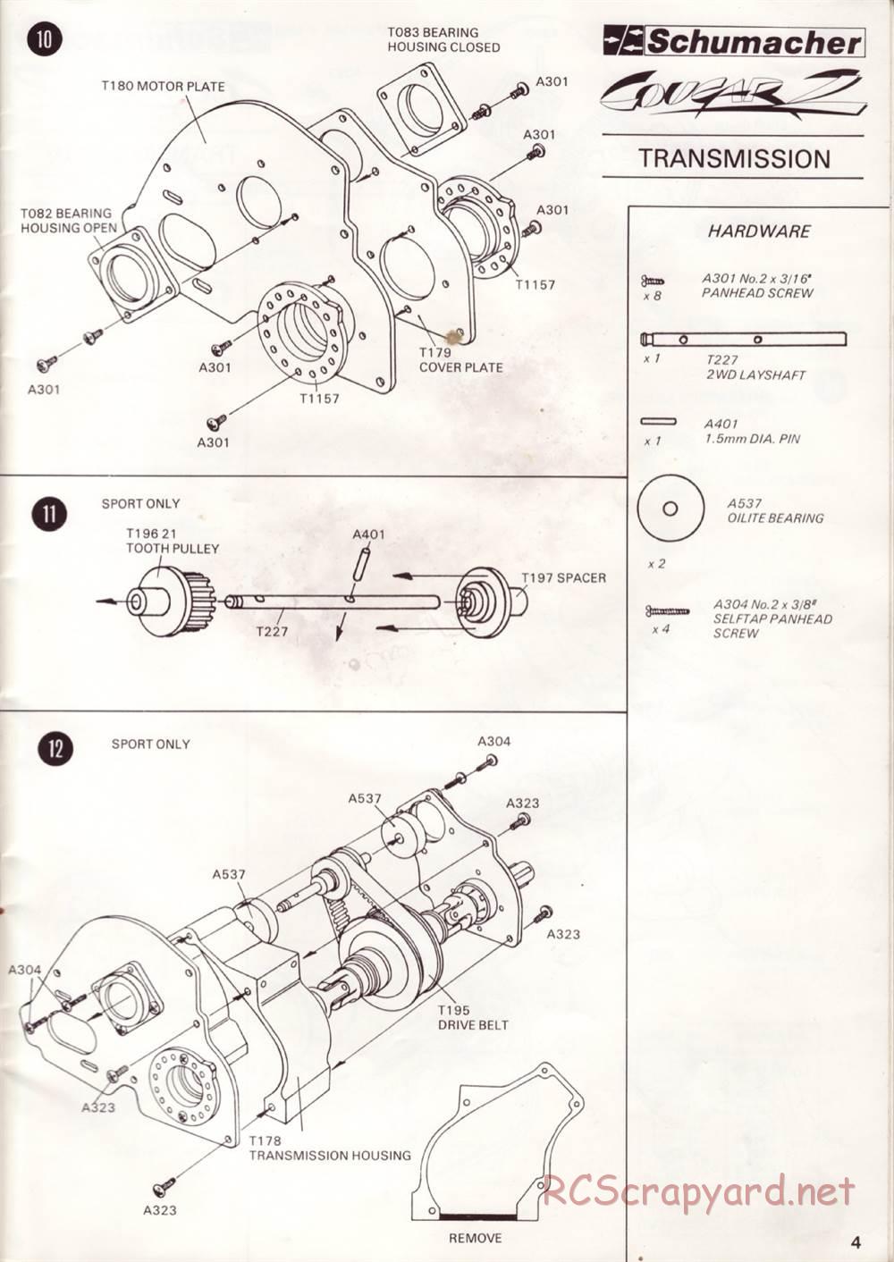 Schumacher - Cougar 2 - Manual - Page 7