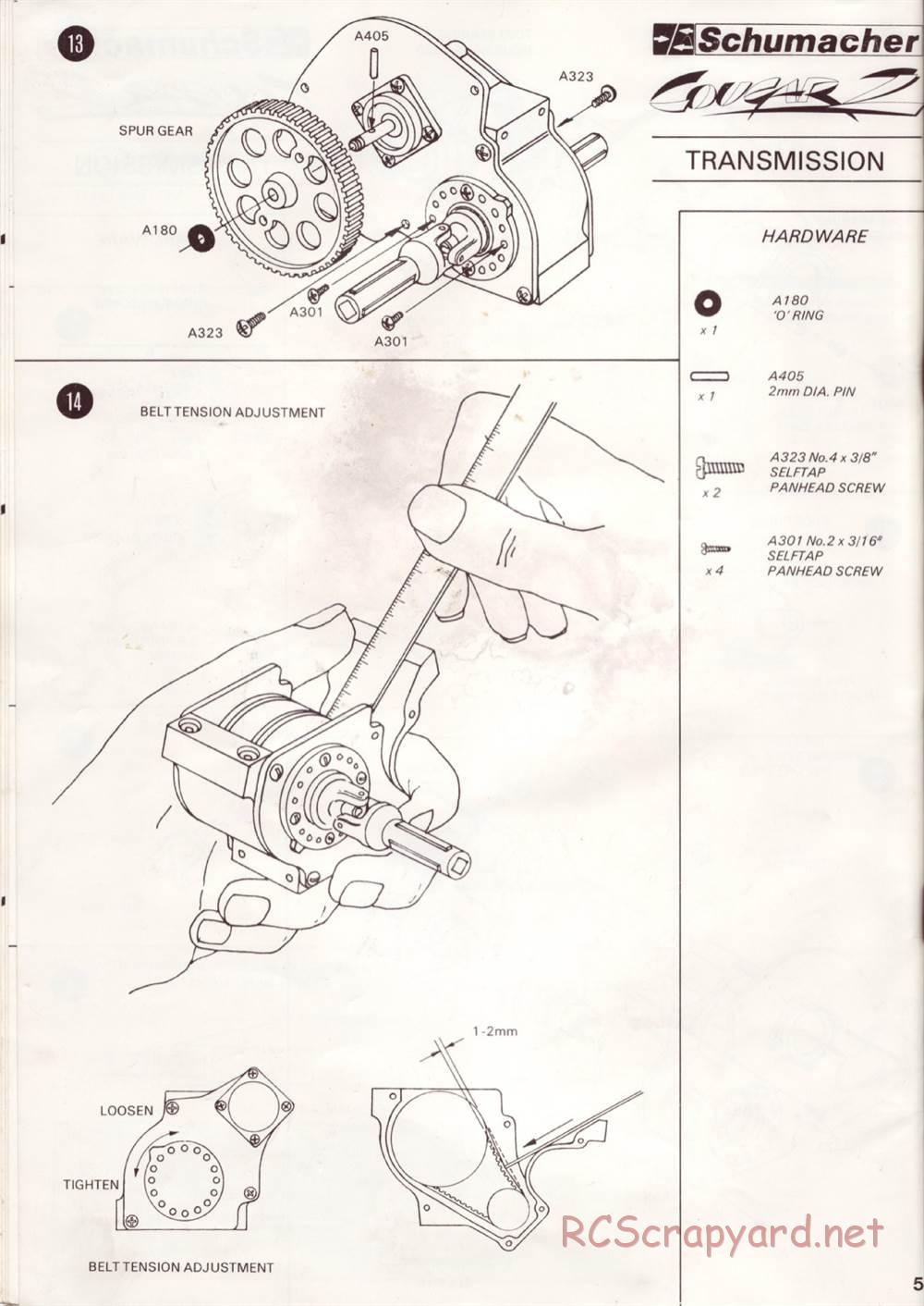 Schumacher - Cougar 2 - Manual - Page 8