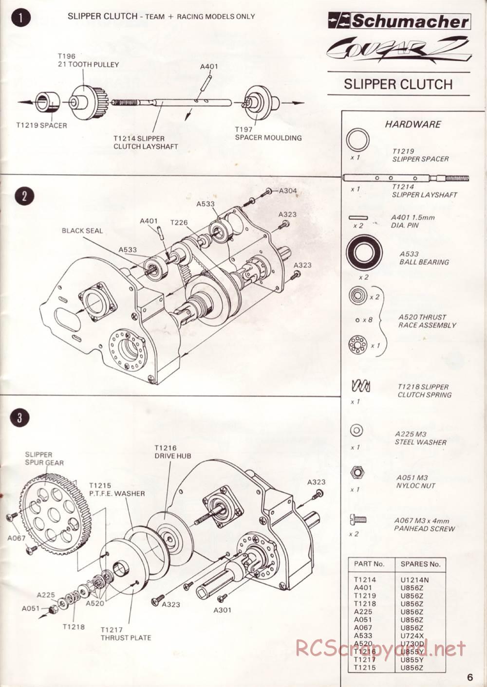 Schumacher - Cougar 2 - Manual - Page 9
