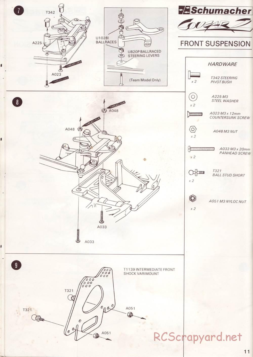 Schumacher - Cougar 2 - Manual - Page 14