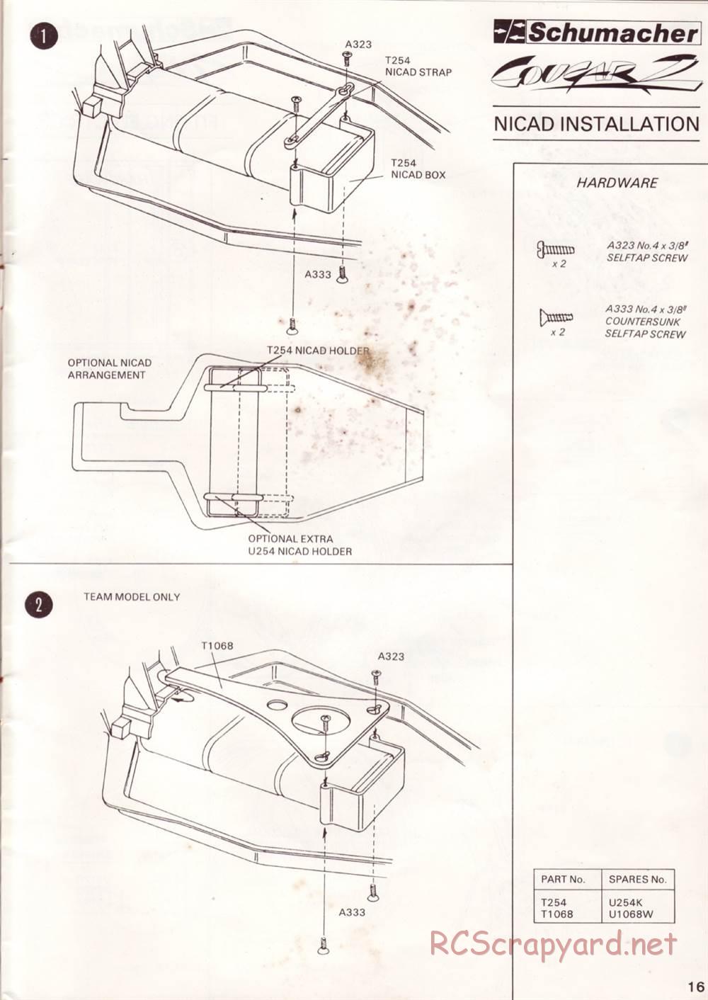 Schumacher - Cougar 2 - Manual - Page 19