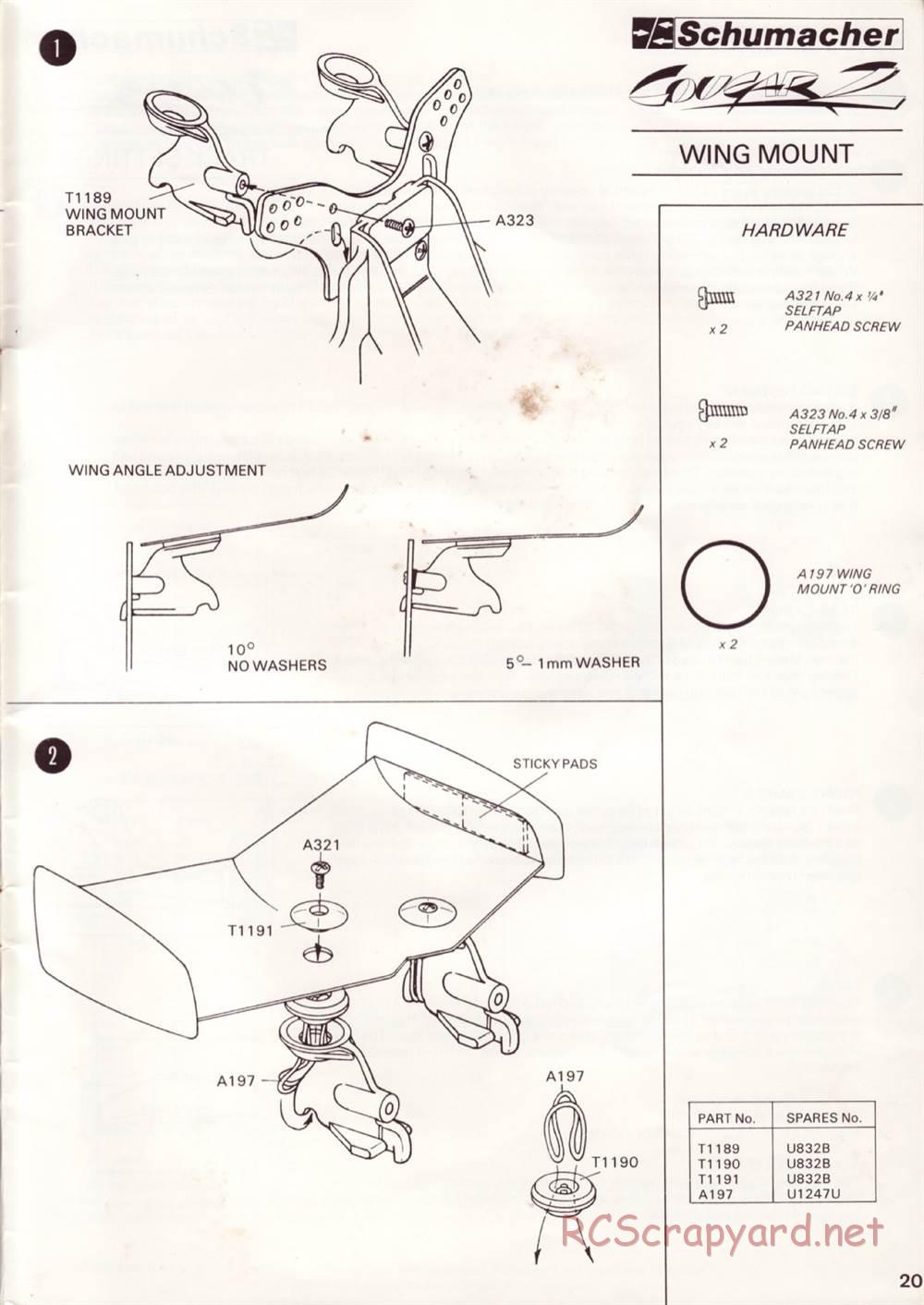Schumacher - Cougar 2 - Manual - Page 23