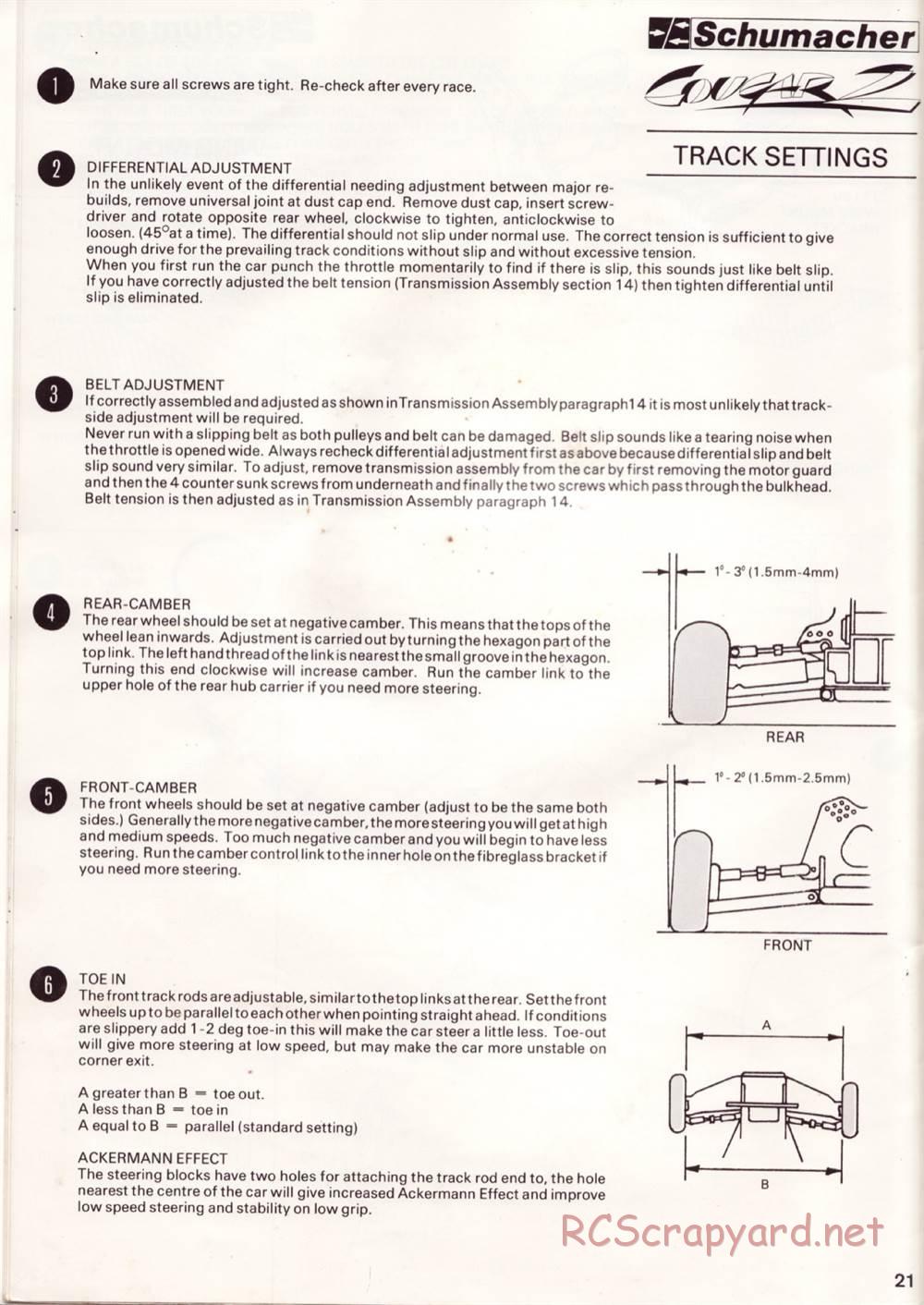 Schumacher - Cougar 2 - Manual - Page 24