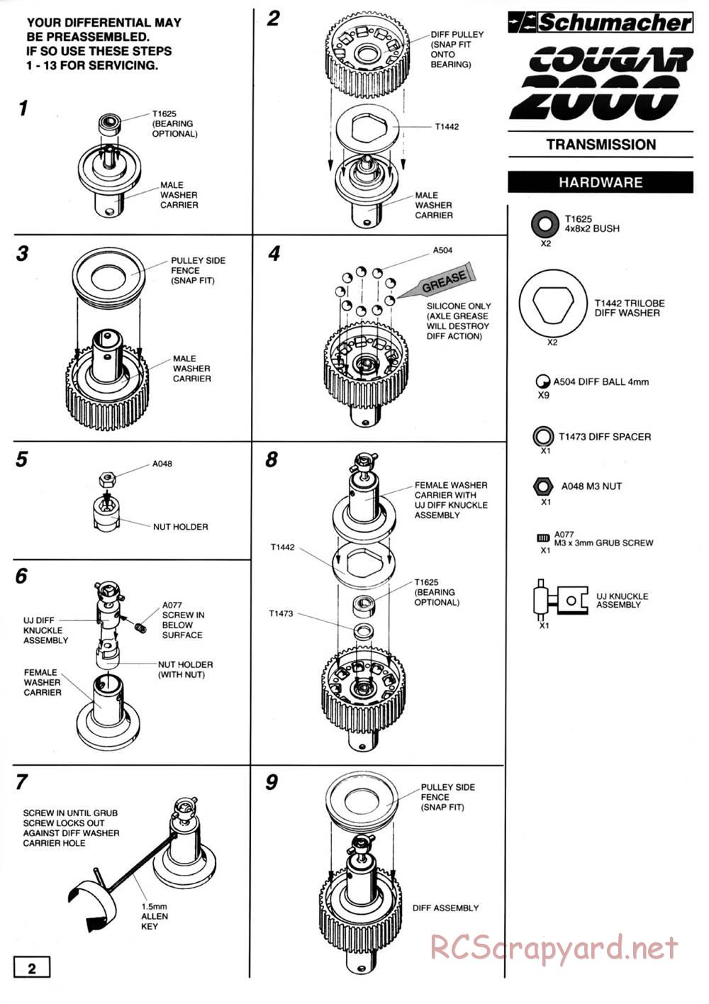 Schumacher - Cougar 2000 - Manual - Page 4