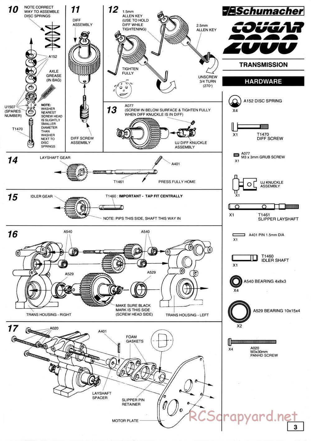 Schumacher - Cougar 2000 - Manual - Page 5