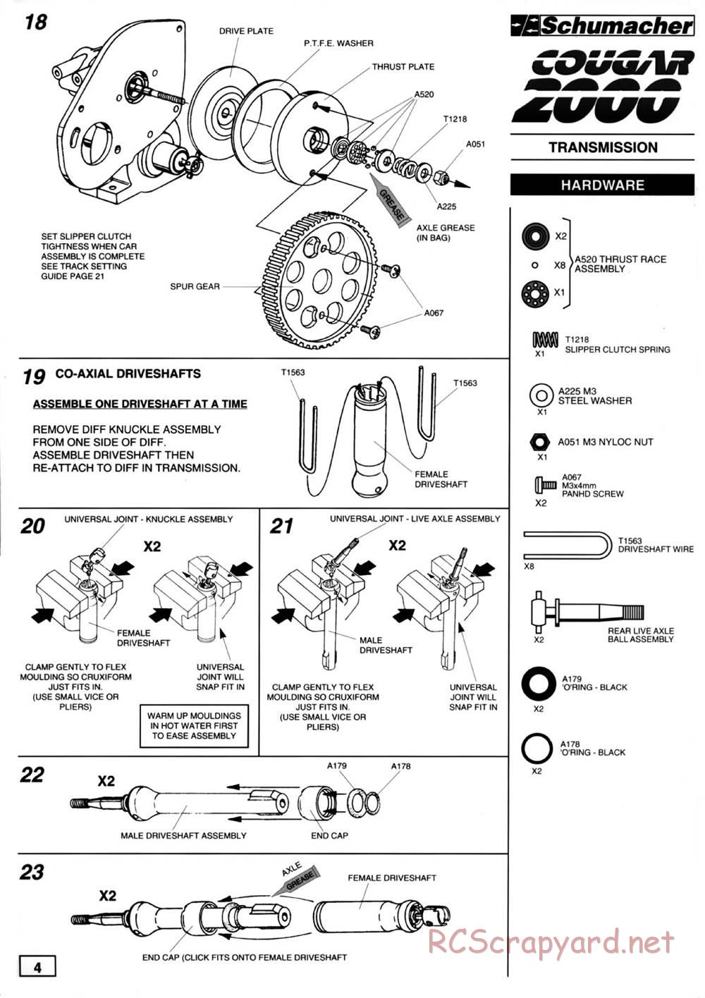 Schumacher - Cougar 2000 - Manual - Page 6