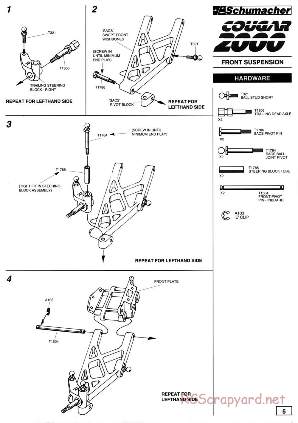 Schumacher - Cougar 2000 - Manual - Page 7