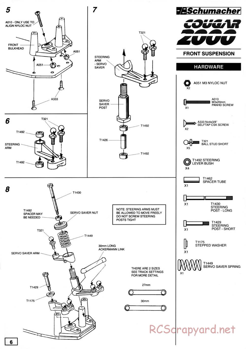 Schumacher - Cougar 2000 - Manual - Page 8