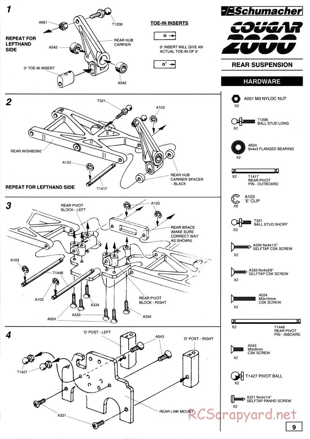 Schumacher - Cougar 2000 - Manual - Page 11