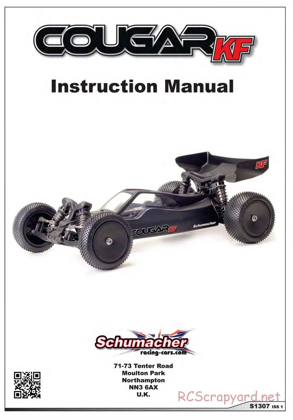 Schumacher - Cougar KF - Manual - Page 1