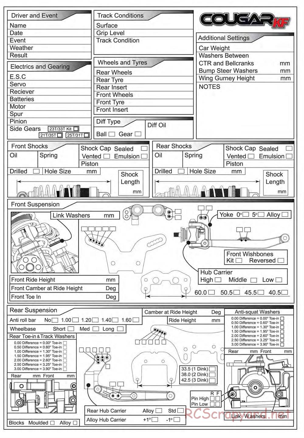 Schumacher - Cougar KF - Manual - Page 39