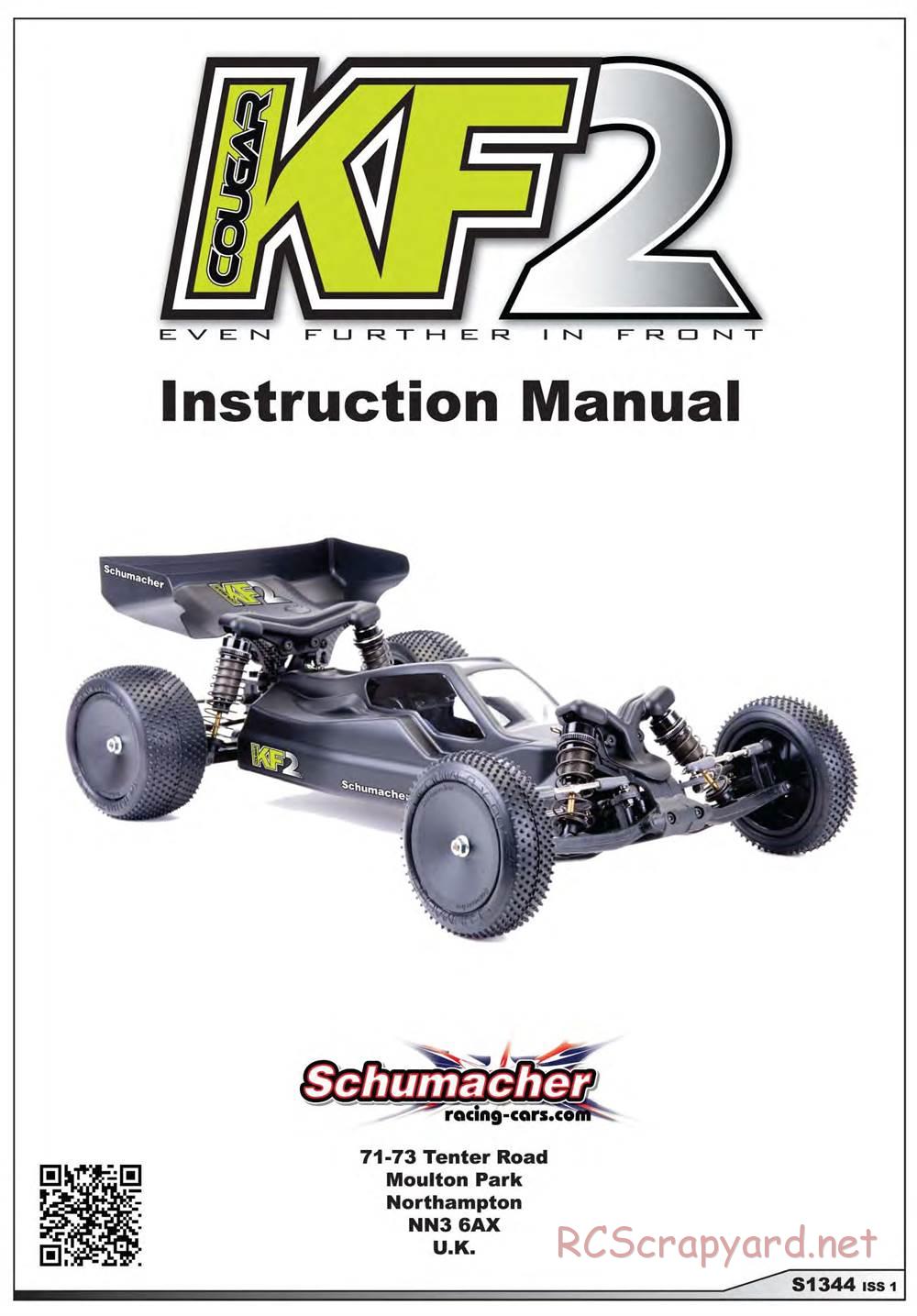 Schumacher - Cougar KF2 - Manual - Page 1