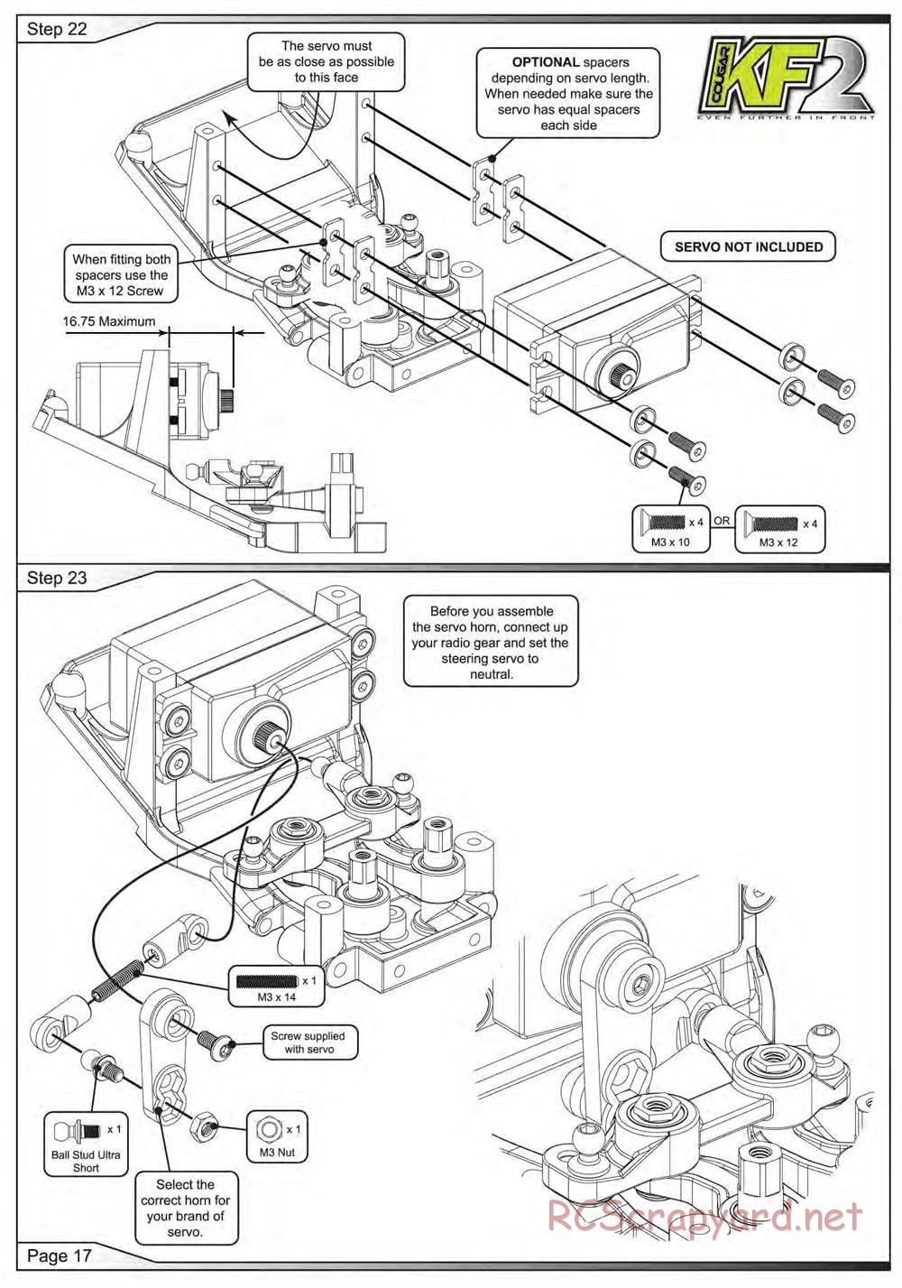 Schumacher - Cougar KF2 - Manual - Page 18