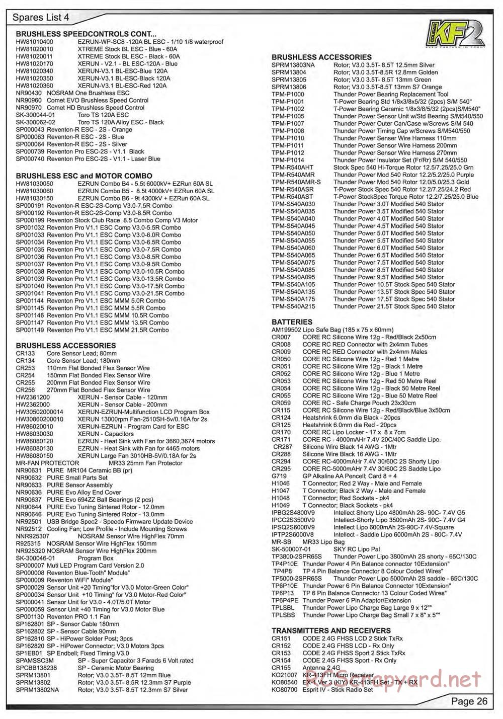 Schumacher - Cougar KF2 - Manual - Page 27