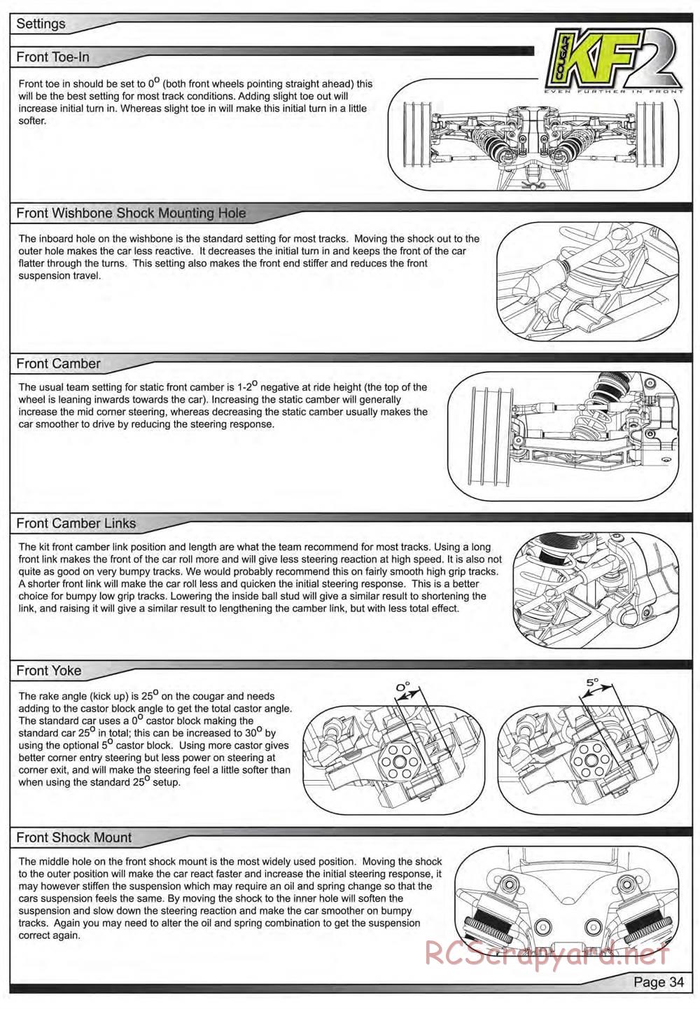 Schumacher - Cougar KF2 - Manual - Page 35