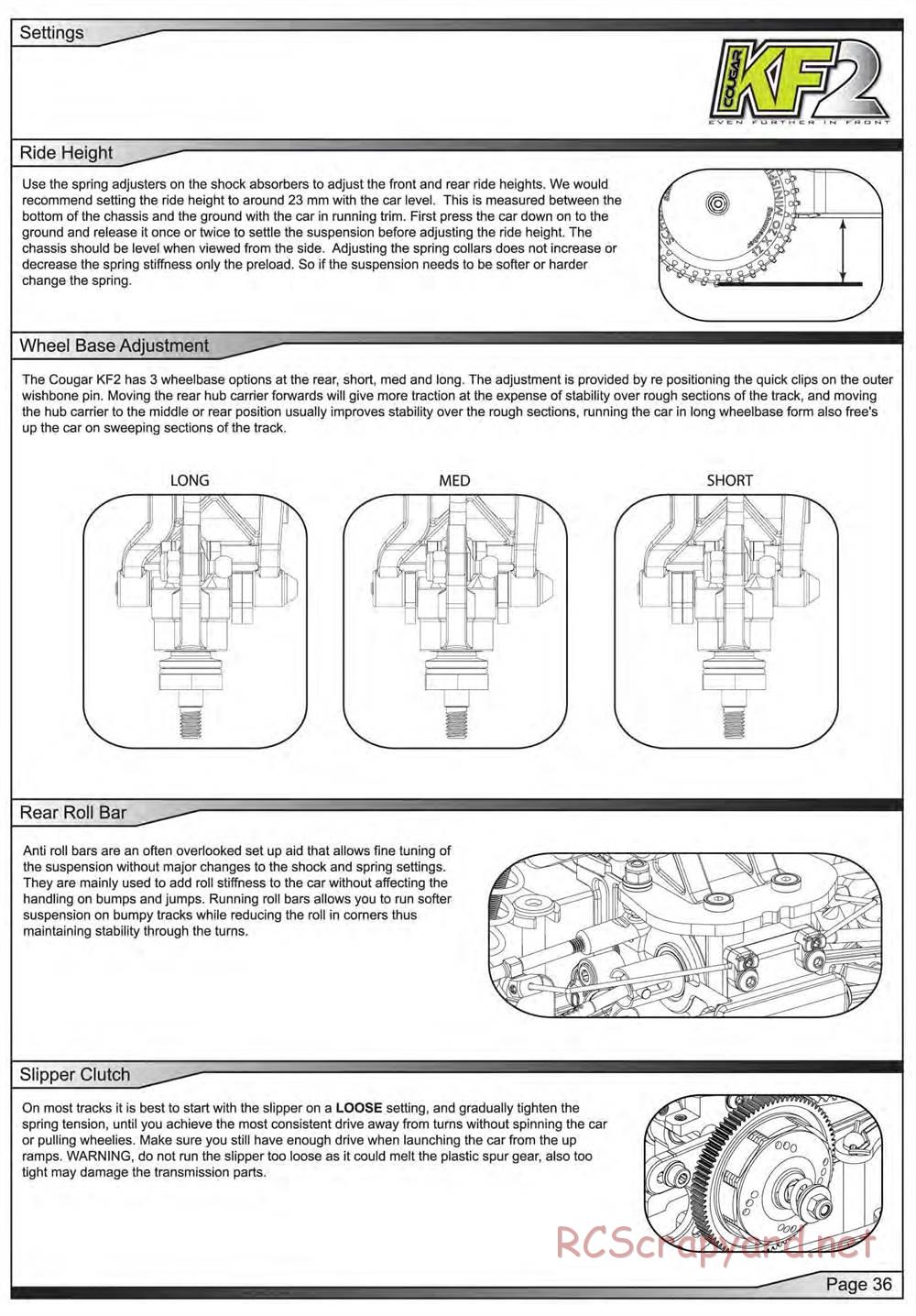 Schumacher - Cougar KF2 - Manual - Page 37