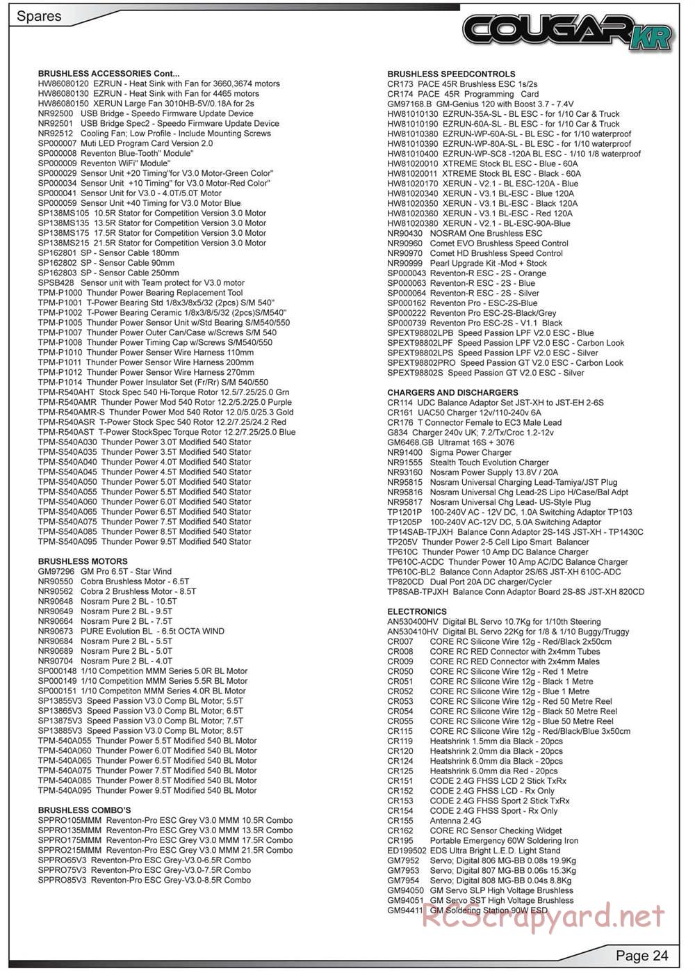 Schumacher - Cougar KR - Manual - Page 25