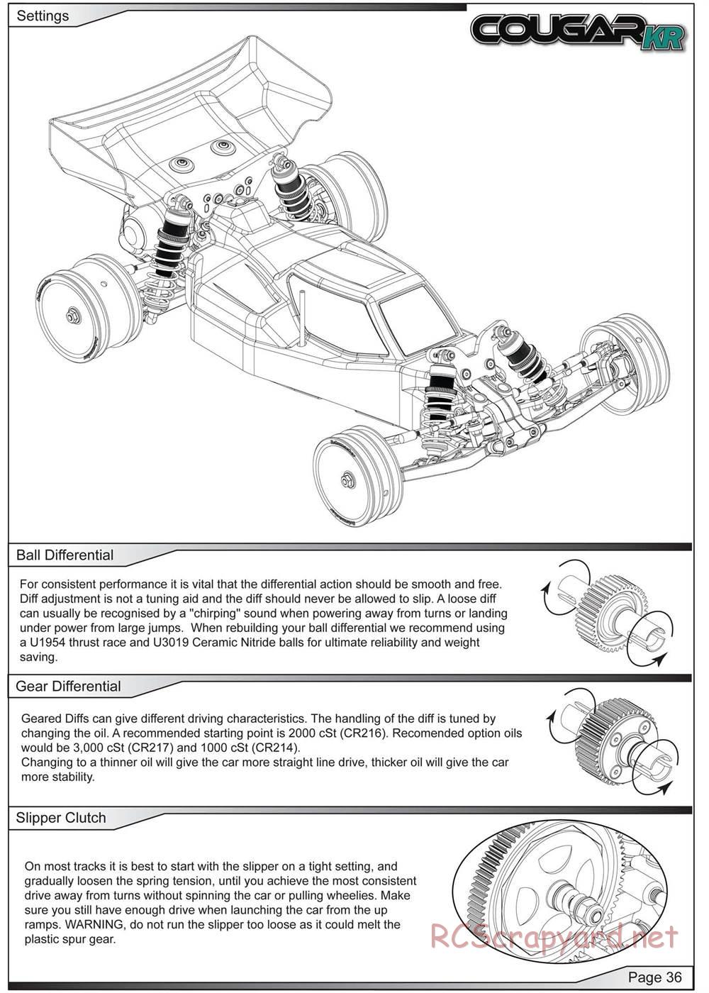 Schumacher - Cougar KR - Manual - Page 37