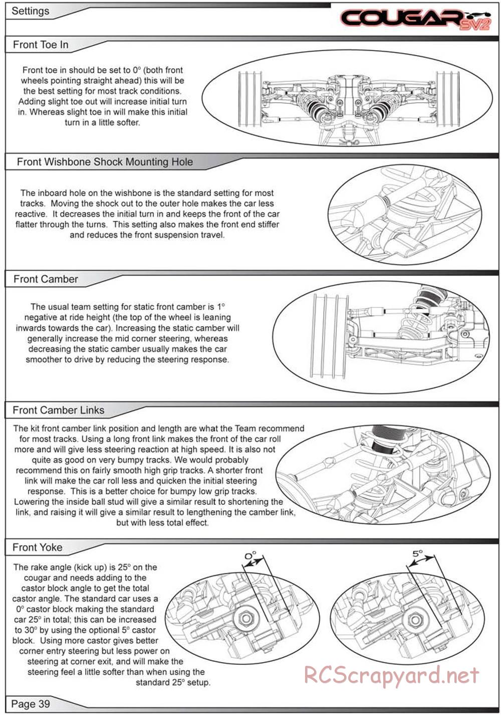 Schumacher - Cougar SV2 - Manual - Page 40