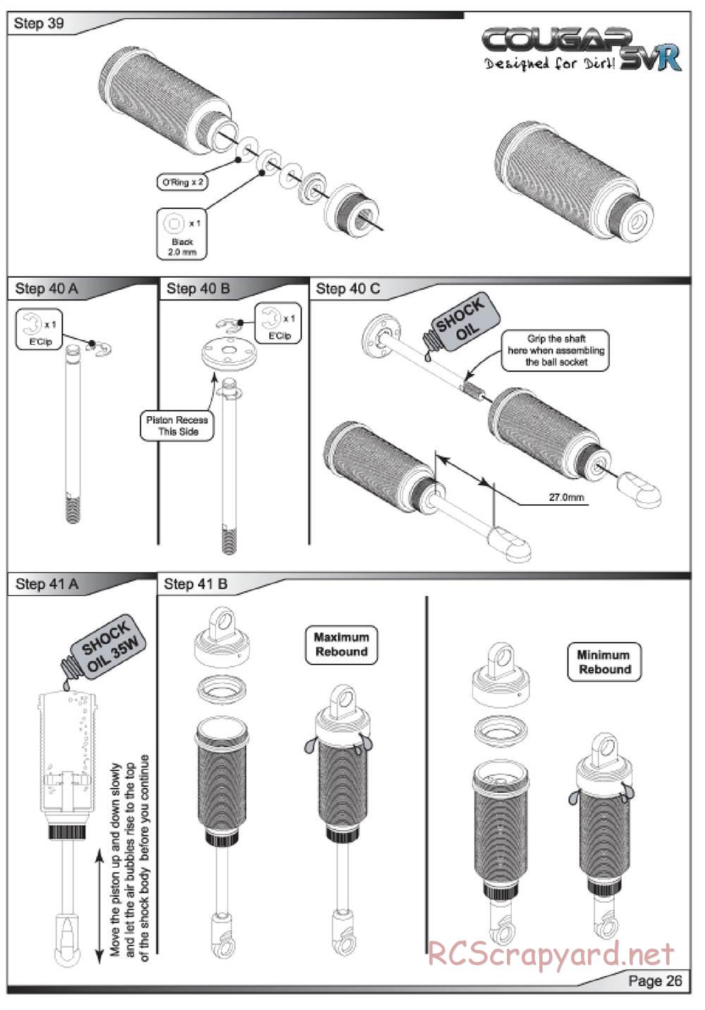 Schumacher - Cougar SVR - Manual - Page 27