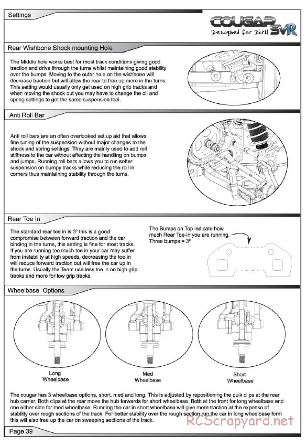 Schumacher - Cougar SVR - Manual - Page 40