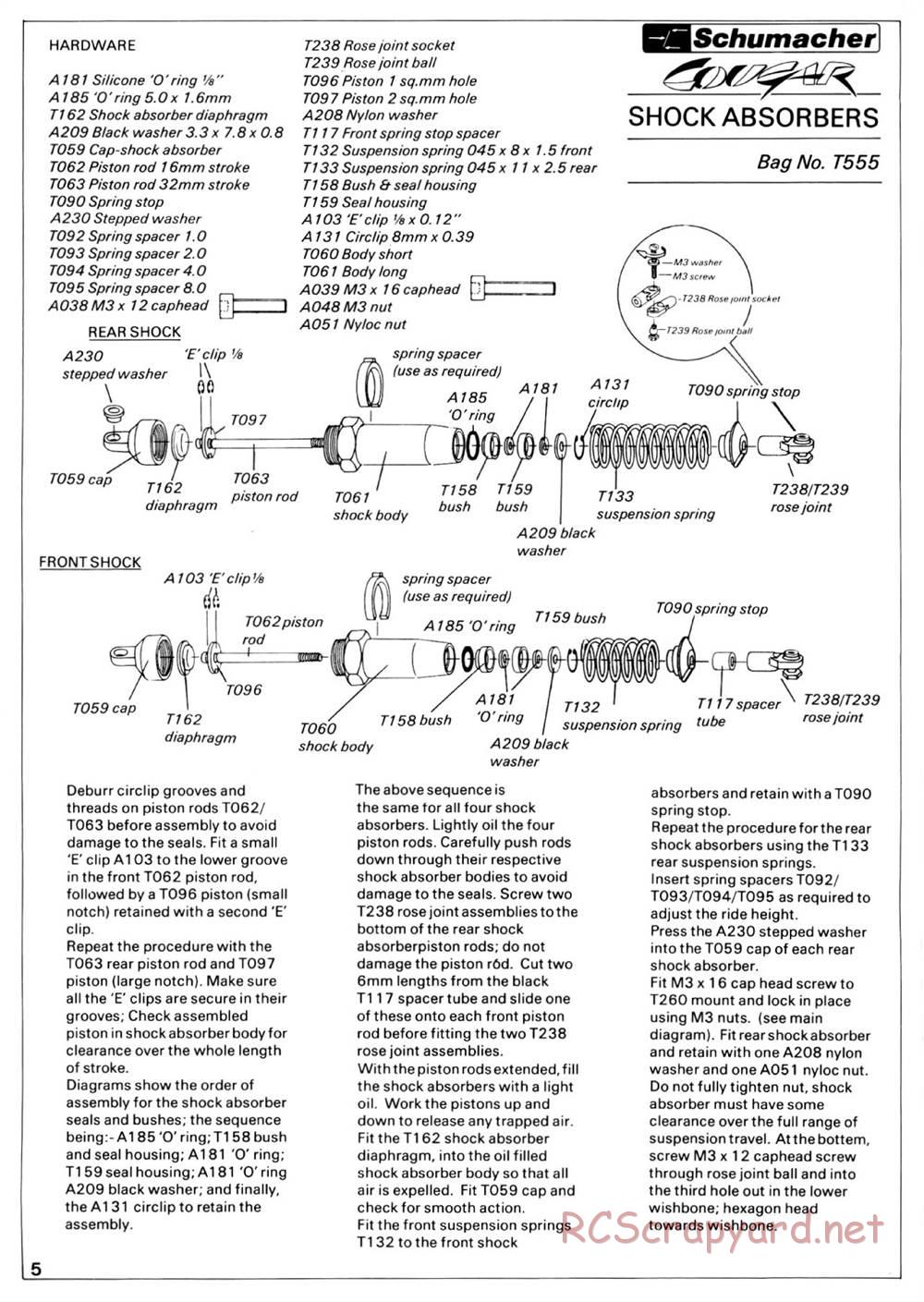 Schumacher - Cougar - Manual - Page 6