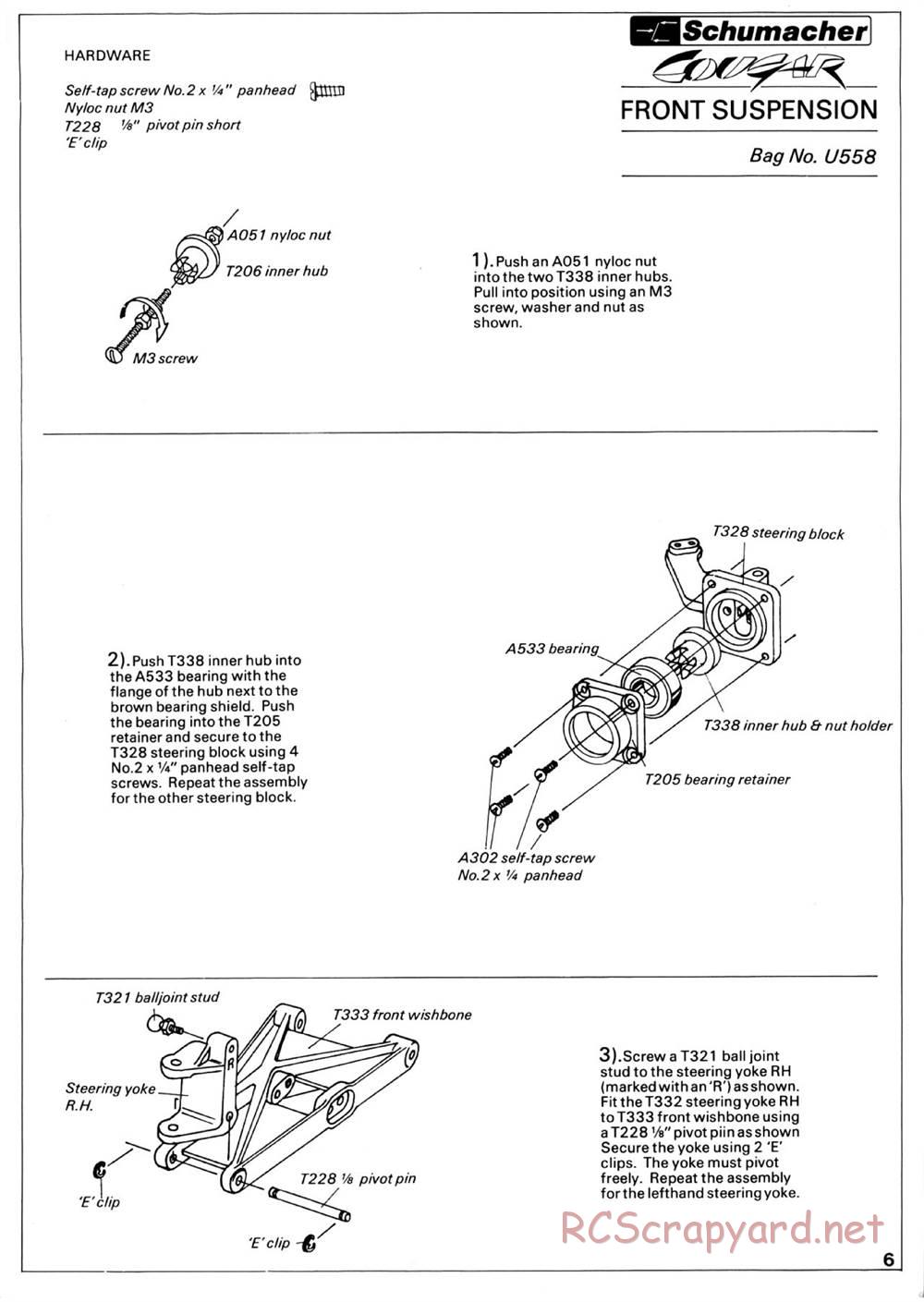 Schumacher - Cougar - Manual - Page 7