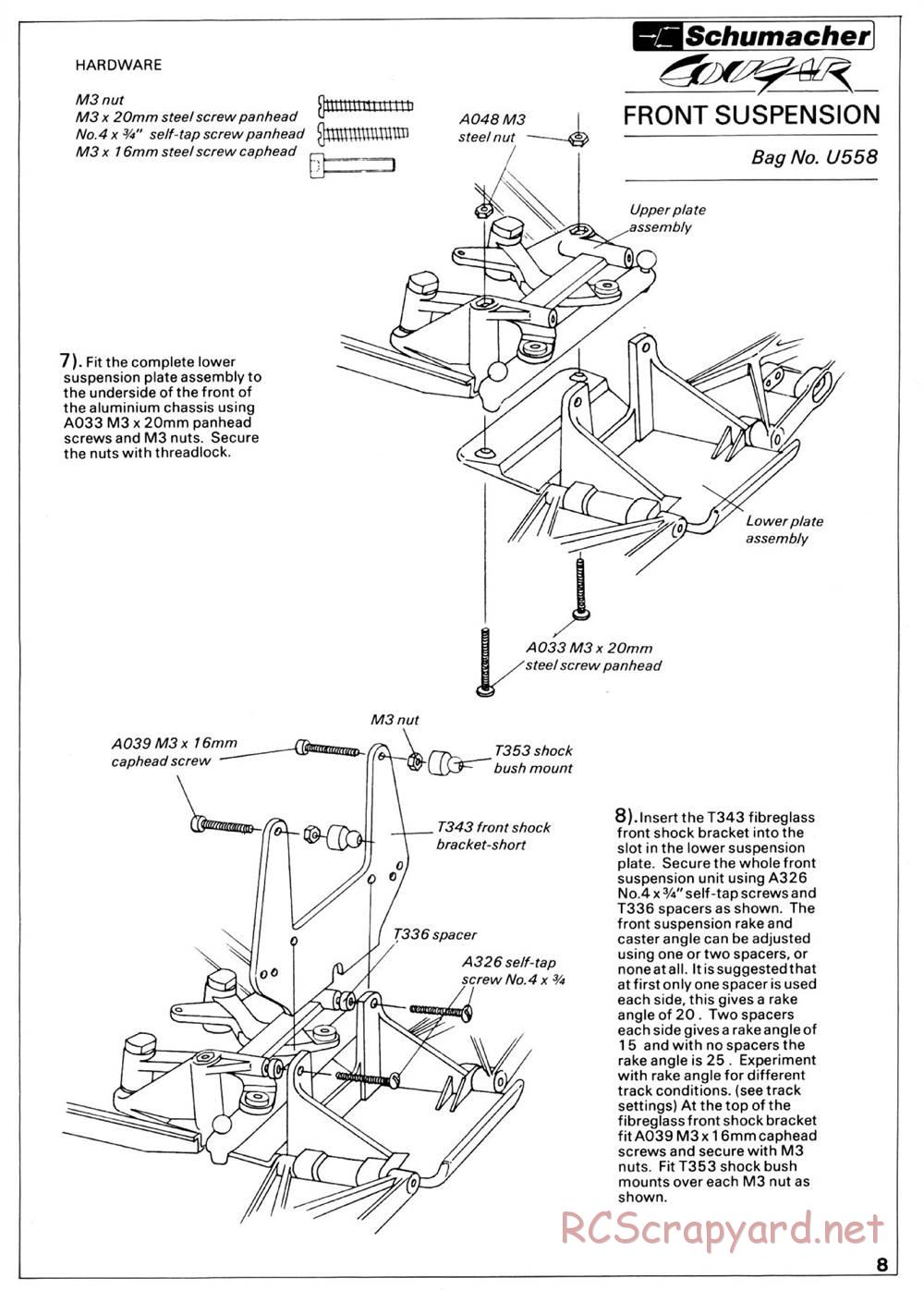 Schumacher - Cougar - Manual - Page 9