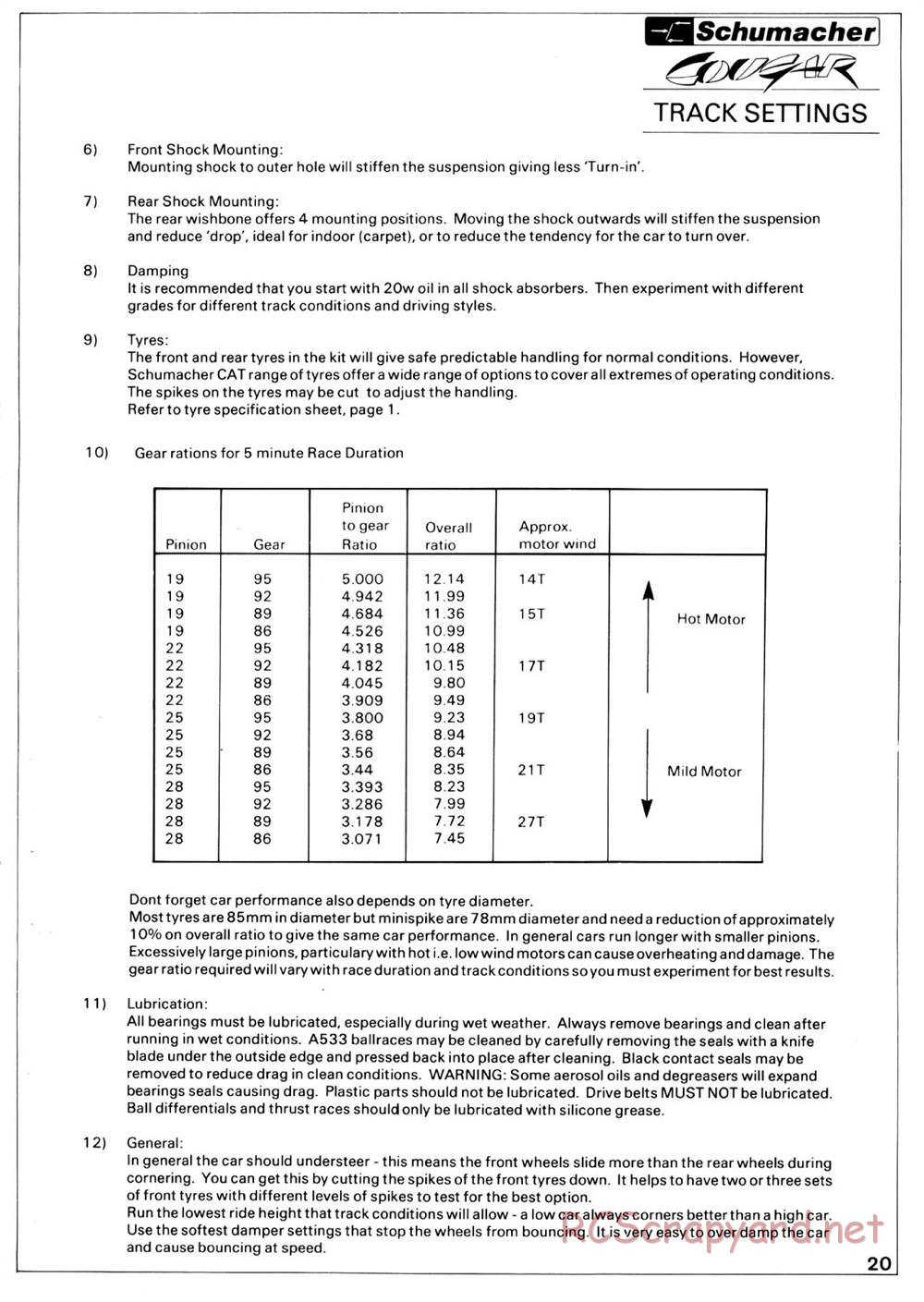 Schumacher - Cougar - Manual - Page 25