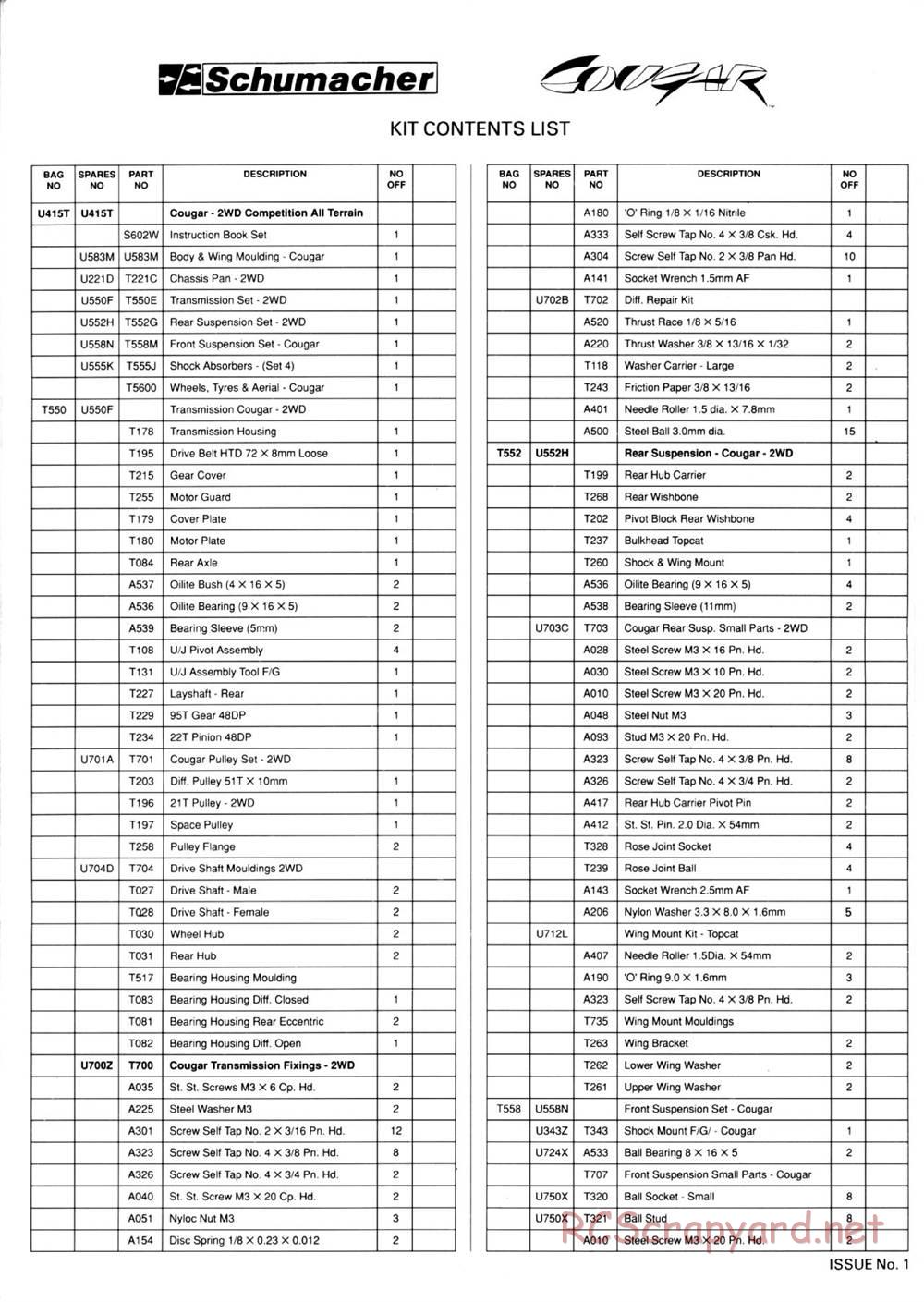 Schumacher - Cougar - Manual - Page 26