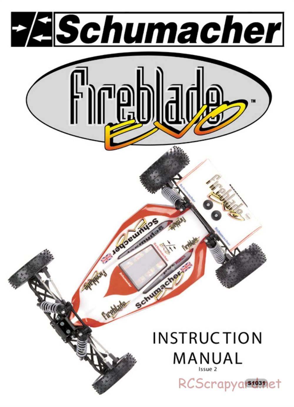 Schumacher - Fireblade Evo - Manual - Page 1