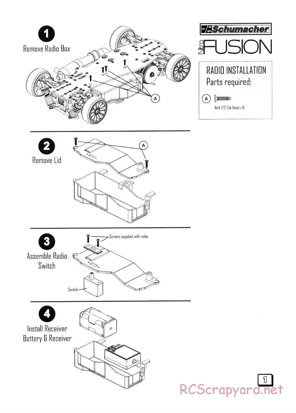 Schumacher - Fusion 21 - Manual - Page 3