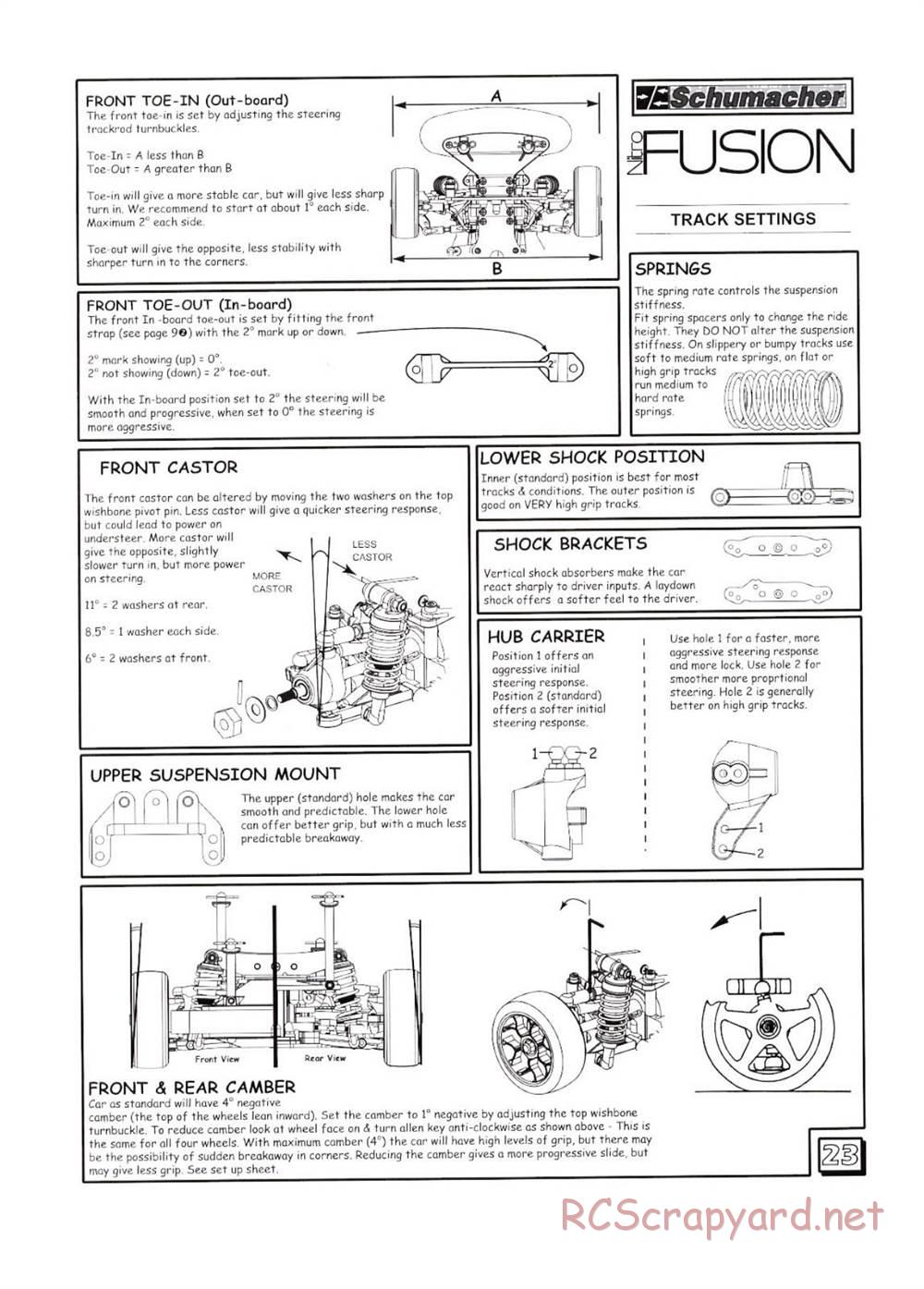 Schumacher - Fusion 21 - Manual - Page 18