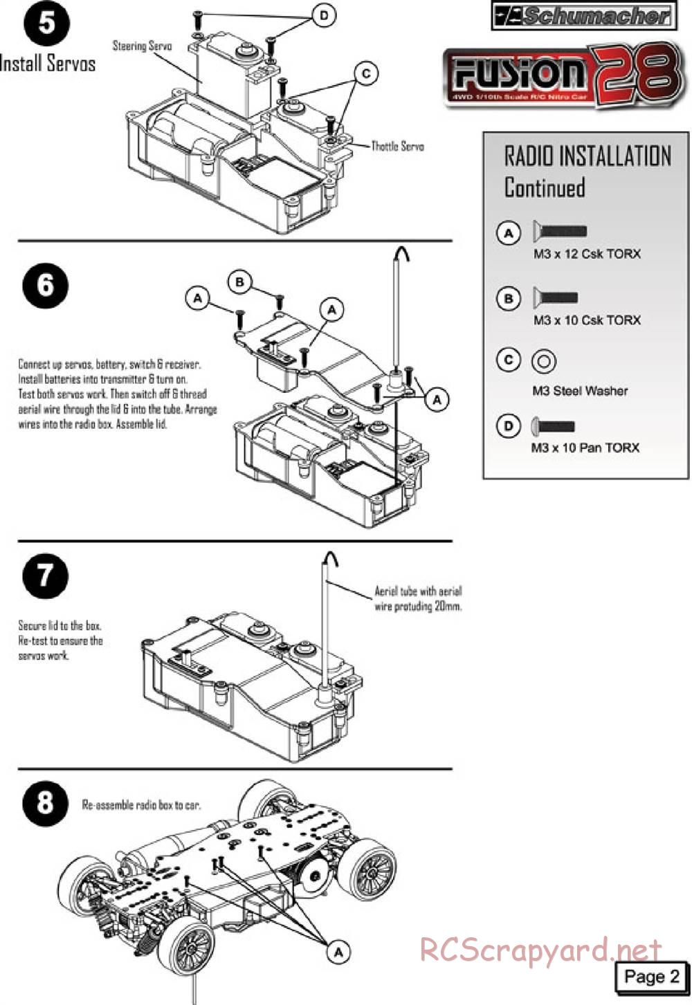 Schumacher - Fusion 28 - Manual - Page 5