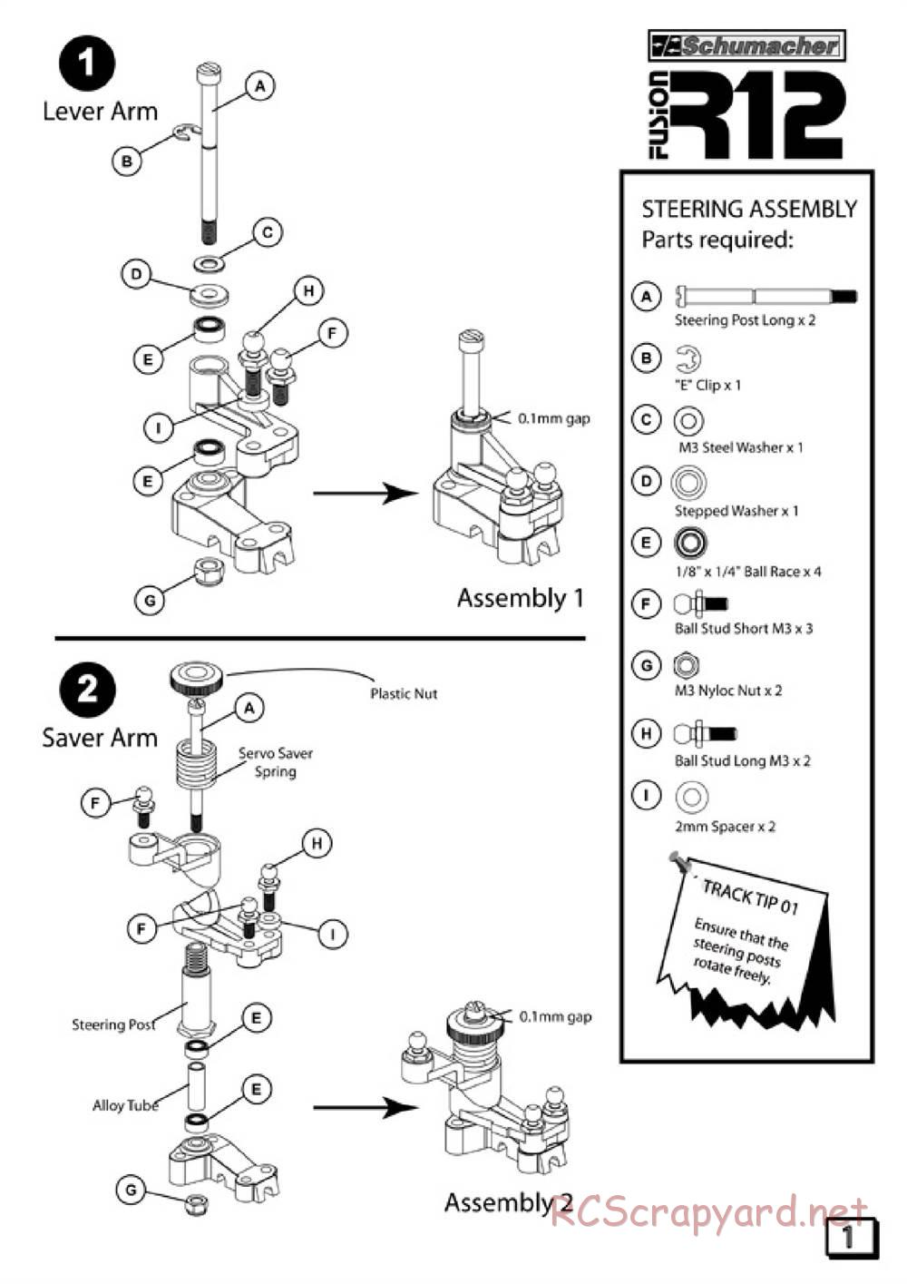 Schumacher - Fusion R12 - Manual - Page 3