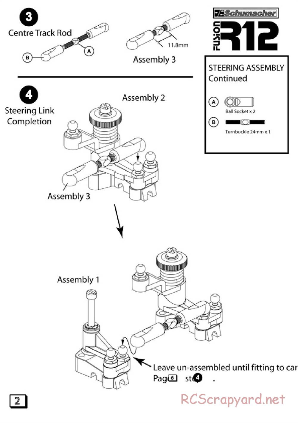 Schumacher - Fusion R12 - Manual - Page 4