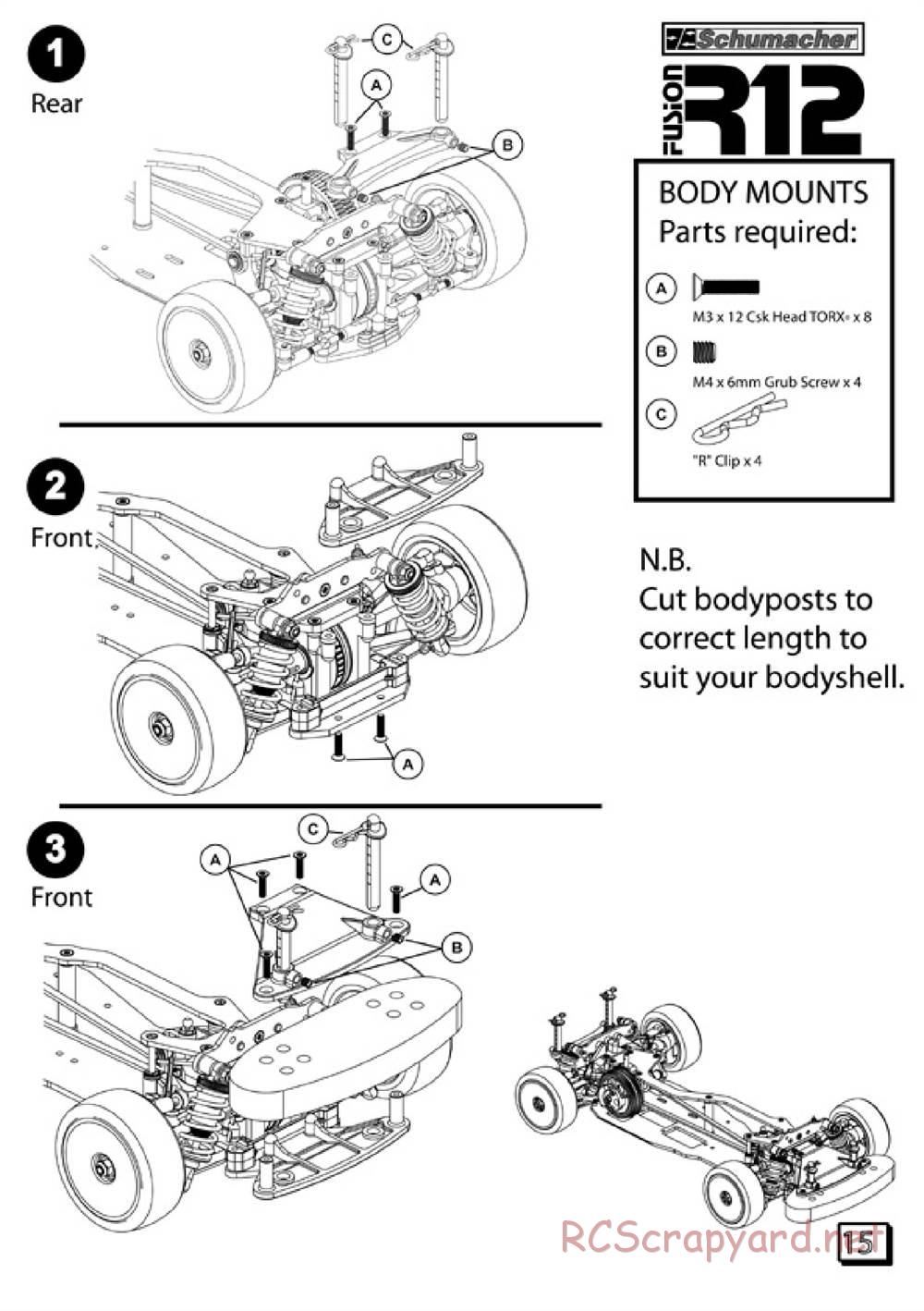 Schumacher - Fusion R12 - Manual - Page 17