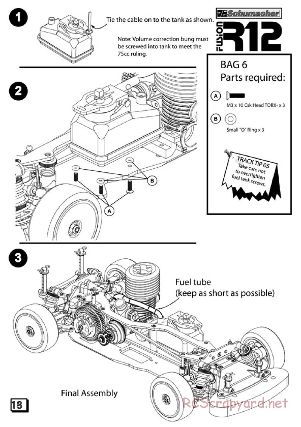 Schumacher - Fusion R12 - Manual - Page 20