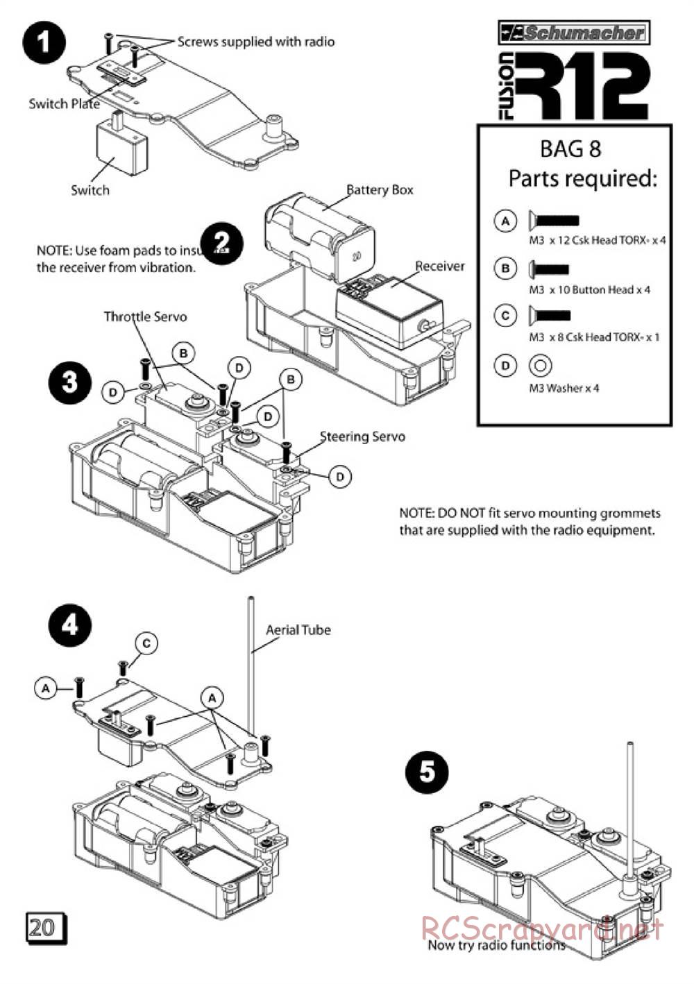 Schumacher - Fusion R12 - Manual - Page 22