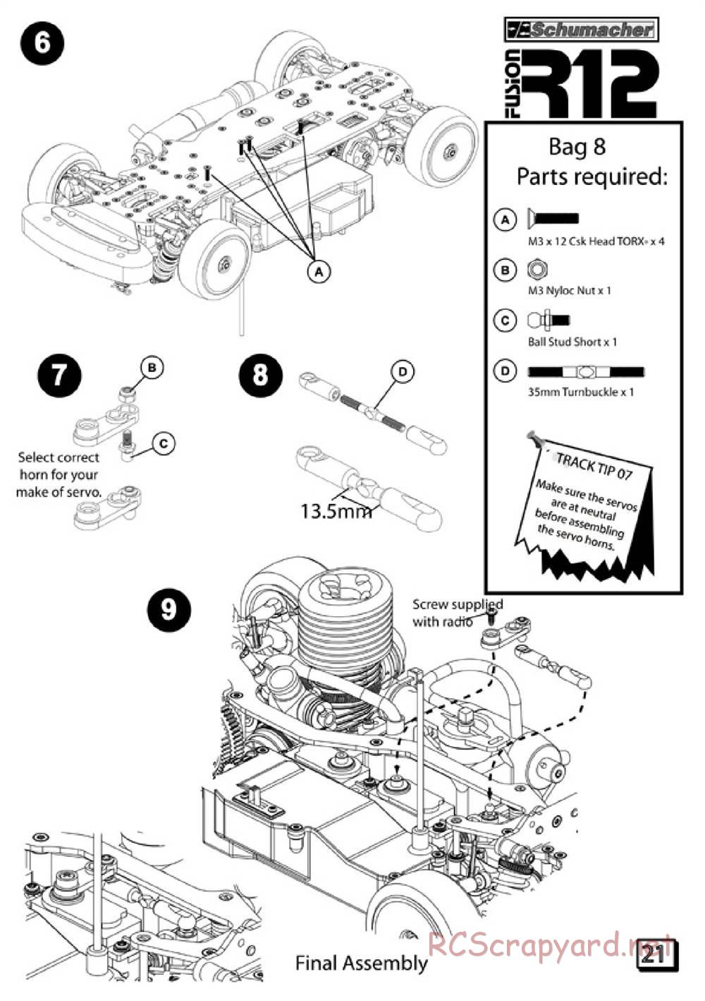 Schumacher - Fusion R12 - Manual - Page 23