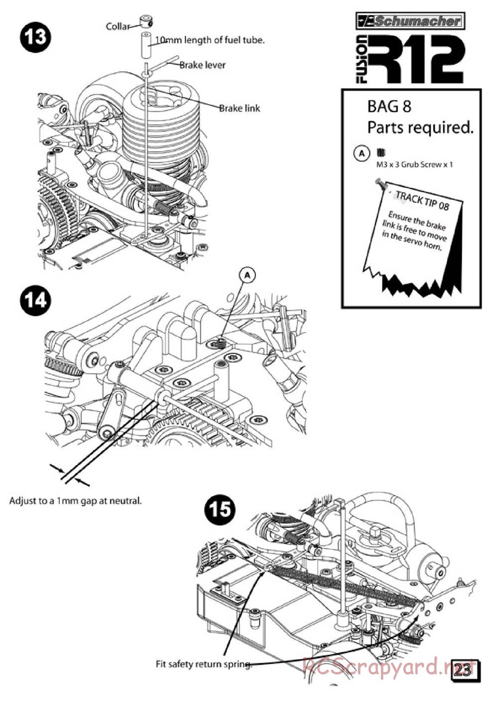Schumacher - Fusion R12 - Manual - Page 25