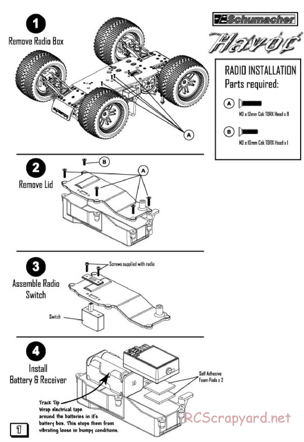 Schumacher - Havoc - Manual - Page 3