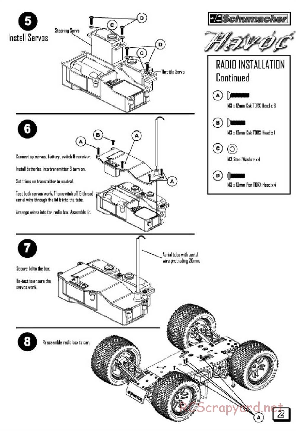 Schumacher - Havoc - Manual - Page 4